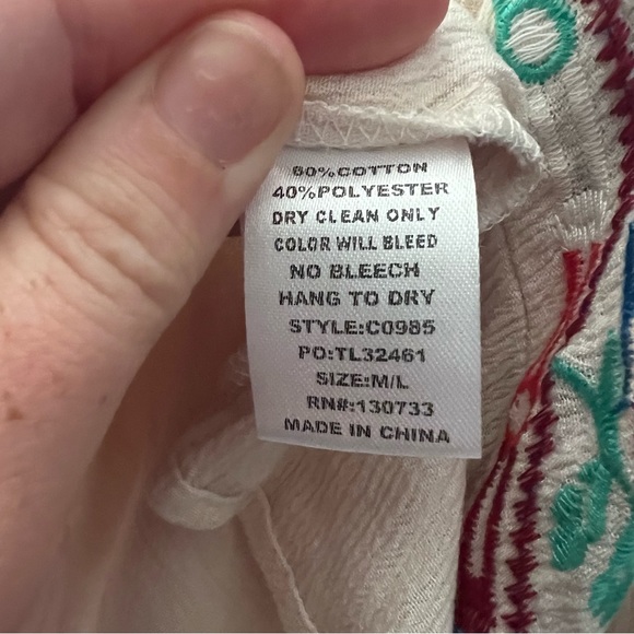 Umgee Embroidered Floral Kimono - Picture 2 of 8